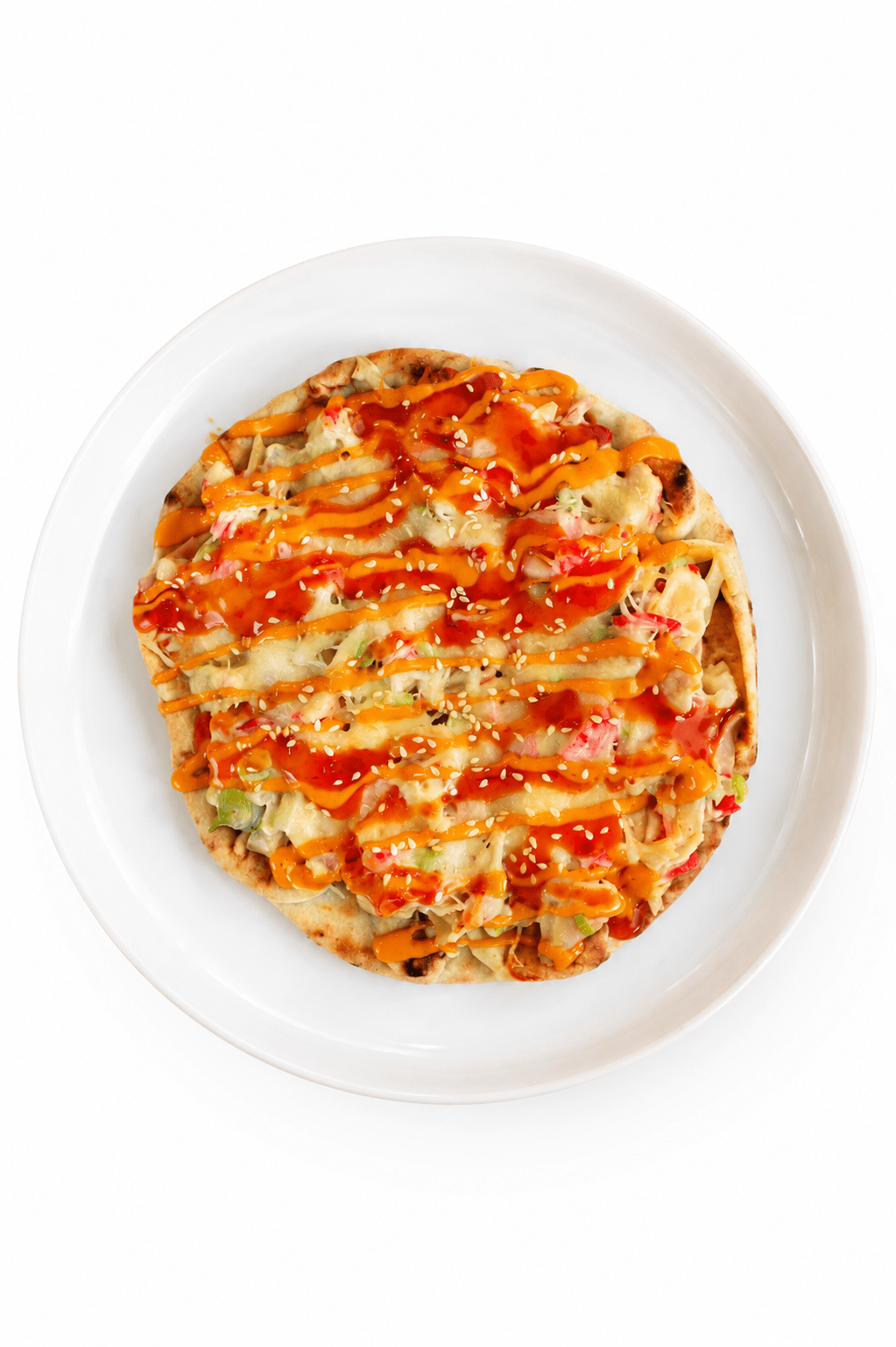 Easy Crab Rangoon Flatbread