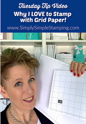 Why I Love to Stamp with Grid Paper | My Favorite Things