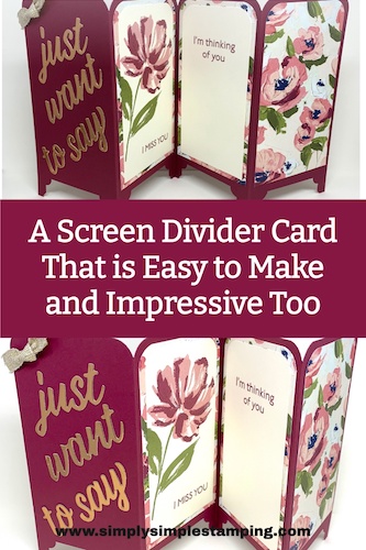 A Screen Divider Card That is Easy to Make and Impressive Too