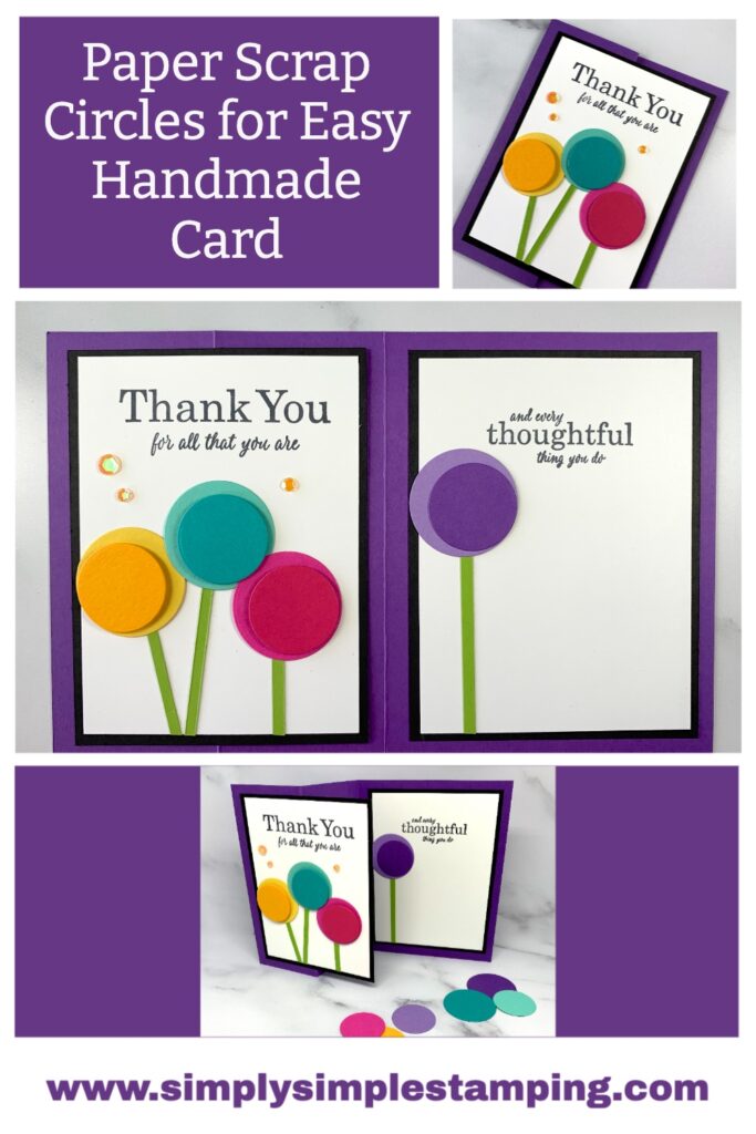 Circle Die Cuts and Paper Scraps that Make Creative Handmade Cards