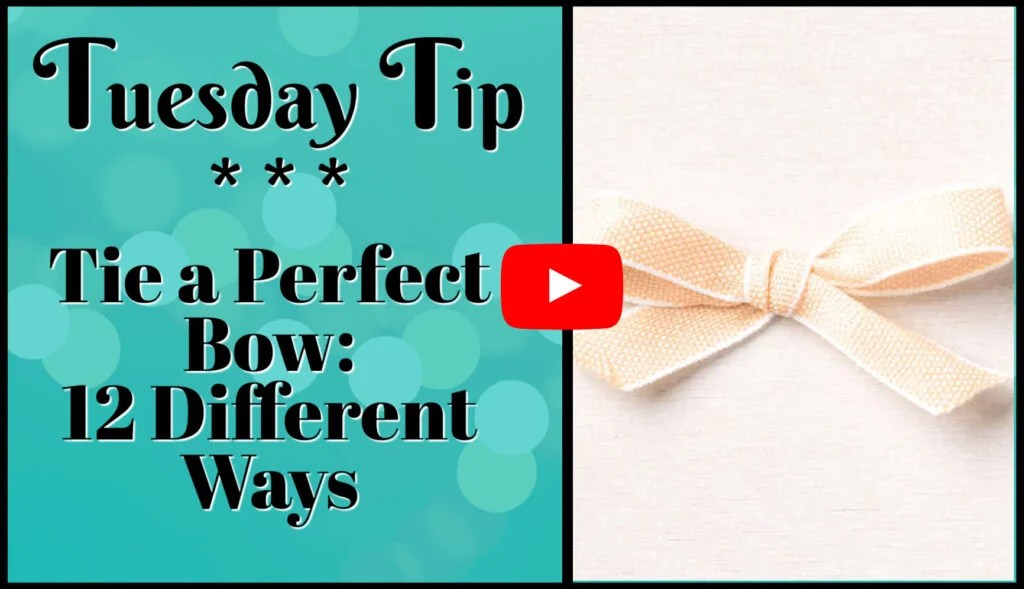 Learn How To Tie The Perfect Bow In 3 Different Ways