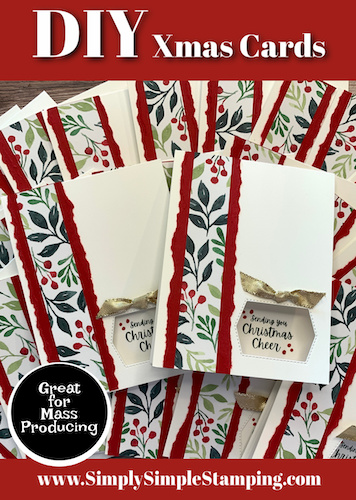 How Do I Successfully & Quickly Mass Produce DIY Xmas Cards?
