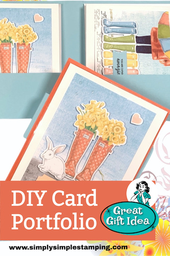 A Simple DIY Card Portfolio You Can Make | Budget Friendly Gift Giving