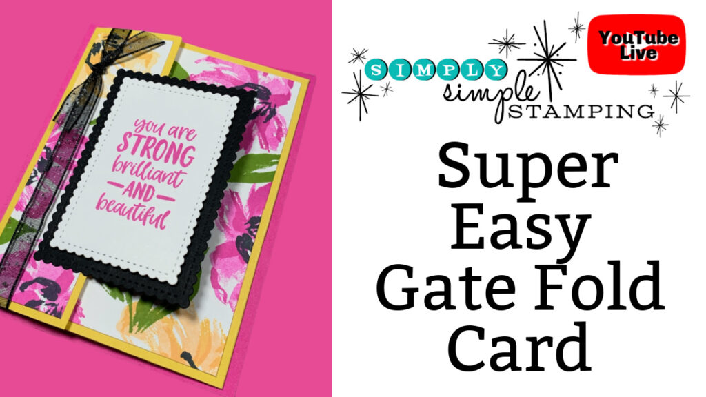 Gate Fold Card: Get Motivated To Make Your Simple Card!
