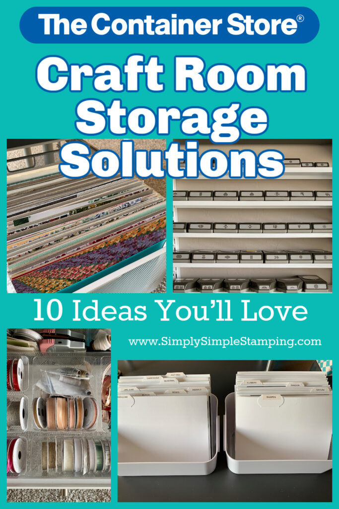 10 Craft Room Organization Ideas | I Love My Container Store Craft Room