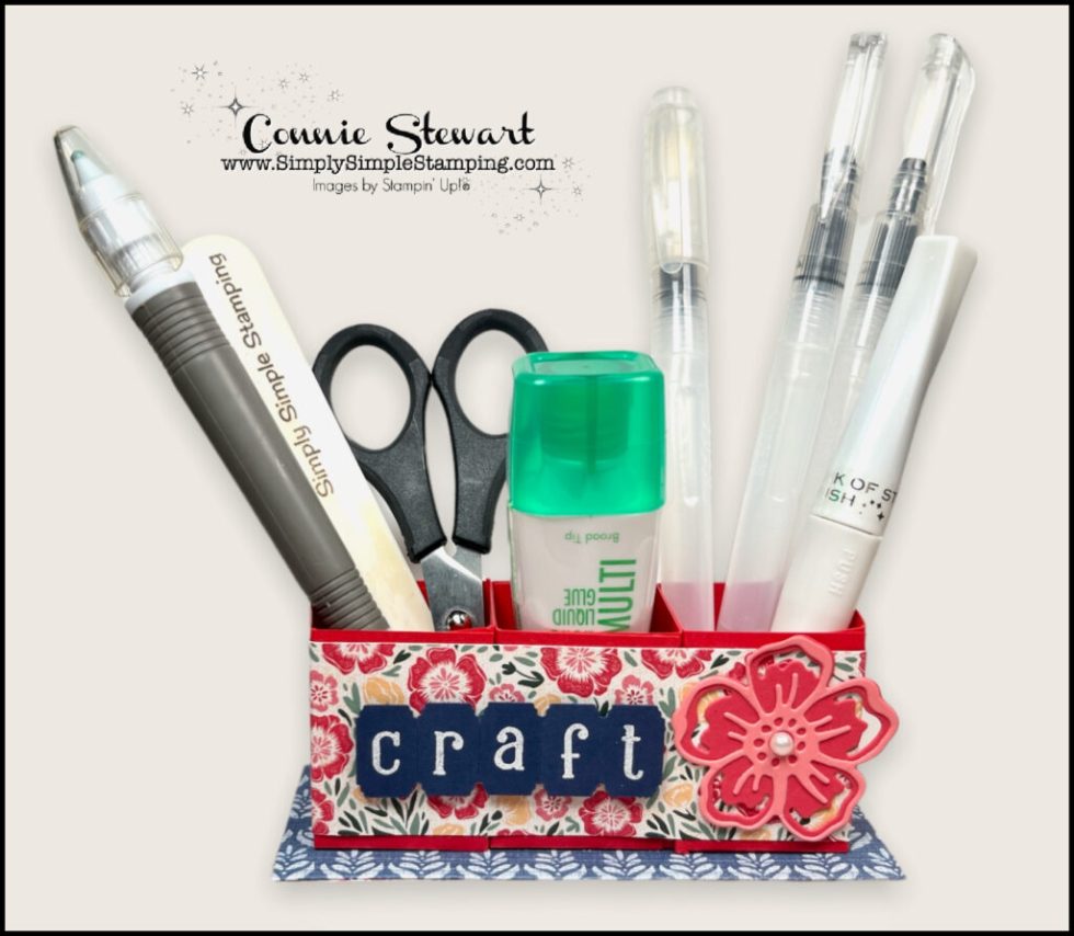 Tutorial Craft Tool Caddy Simply Simple Stamping