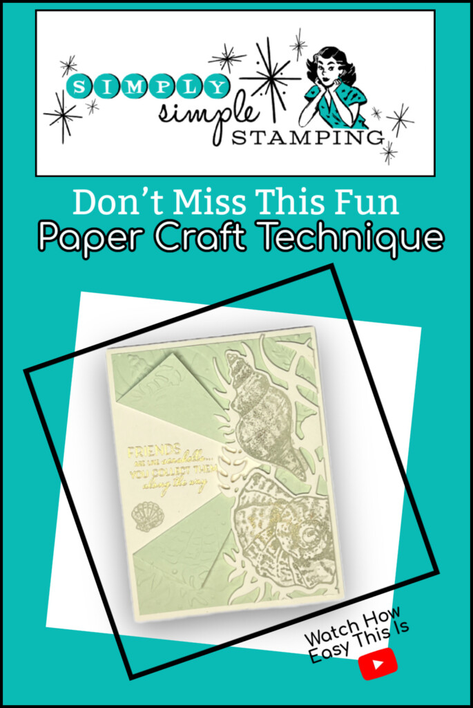 Speckled Embossing Technique Want A Fun Paper Craft Idea?