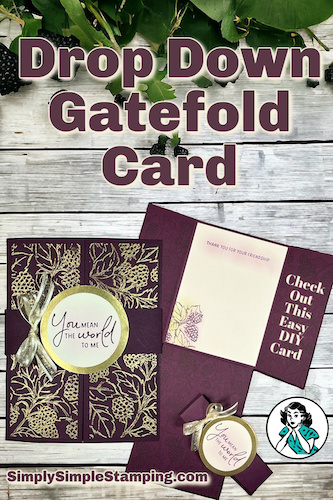 Drop Down Gatefold Card | Unique & Easy Card Making