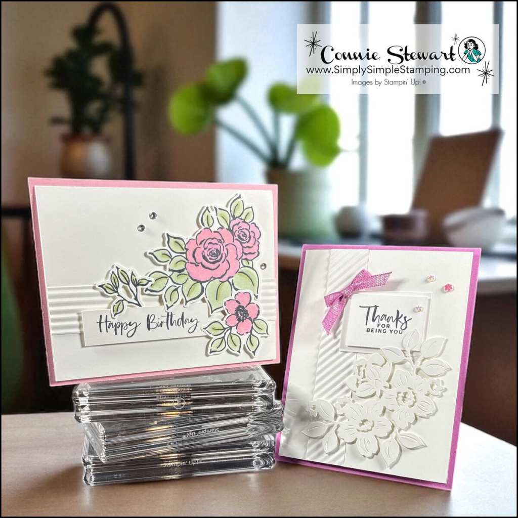 Elegant handmade cards can be easy to make and perfect as Birthday cards or Thank You cards.