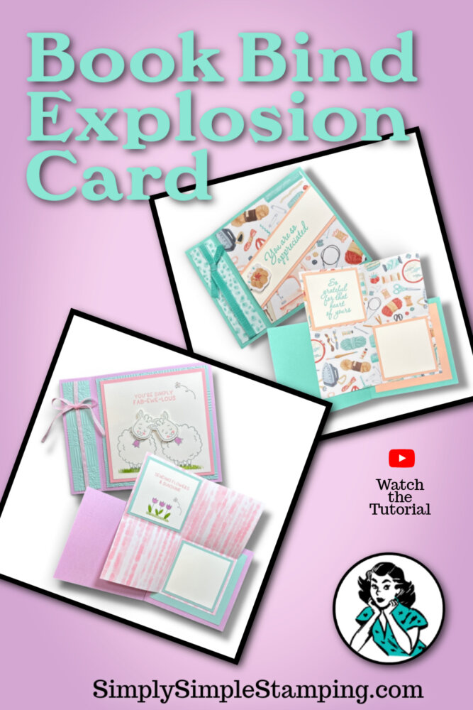 Book Bind Explosion Card Tutorial: A Fun Fold Card That Bursts With Surprise
