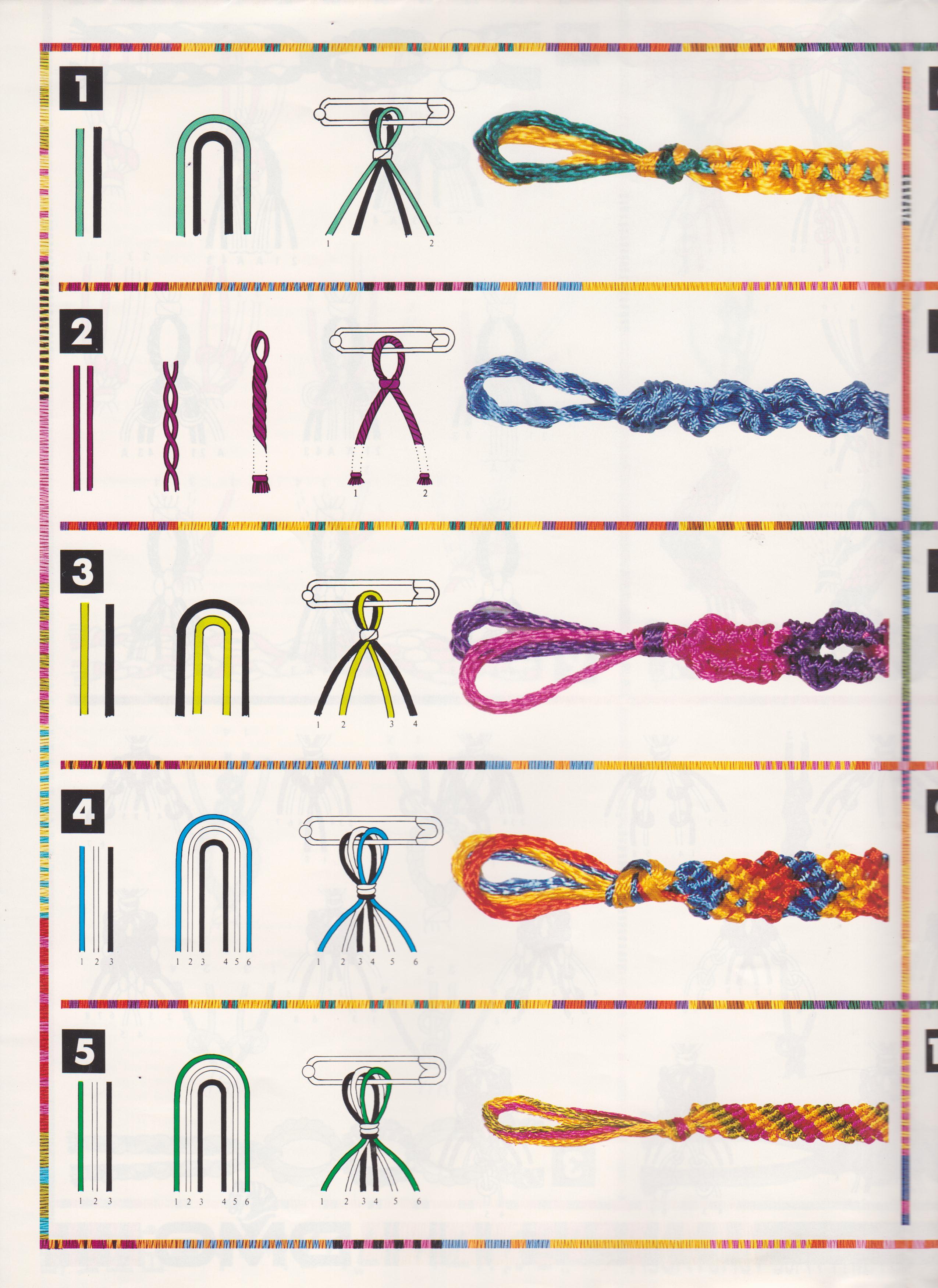 Printable Friendship Bracelet Instructions Pdf - Printable Word Searches