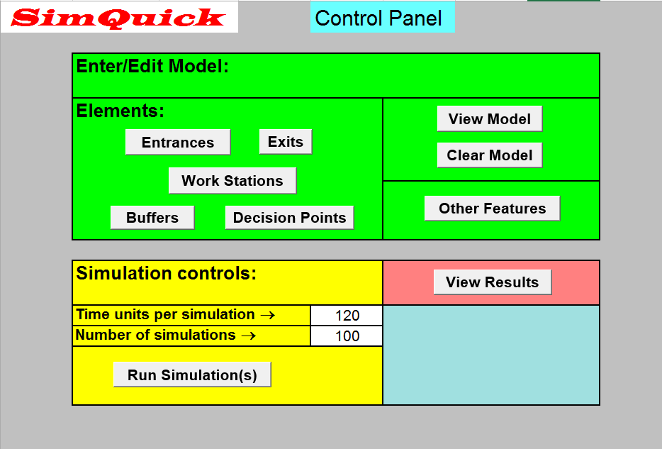 Simquick Example 15 A SimQuick example – SimQuick