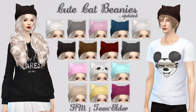 Find & download free graphic resources for beanie. Updated Cat Beanies at JSBoutique Â» Sims 4 Updates