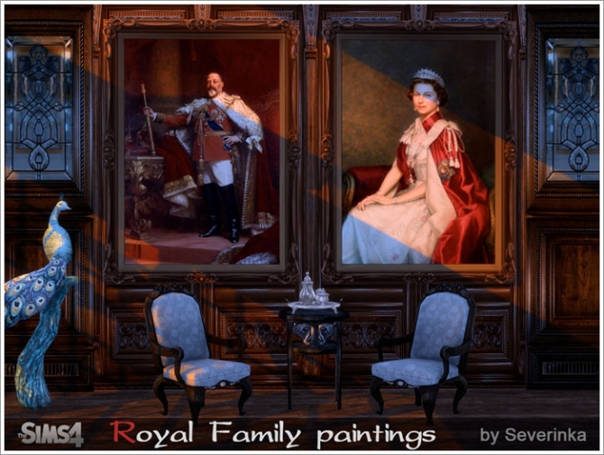 You can find it a variety of locations, but knowing exactly what you should look for is ke. Royal Family paintings at Sims by Severinka Â» Sims 4 Updates