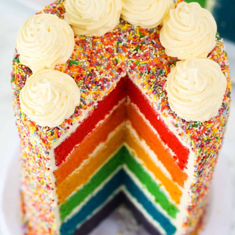 Rainbow Cake Bless This Mess - Premium Gradient Picture Gallery - Retina