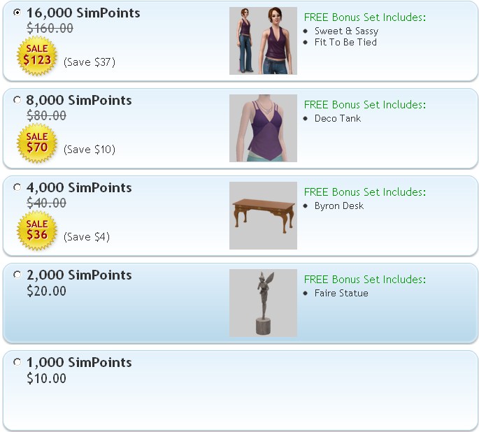 Sims 3 how to get simpoints