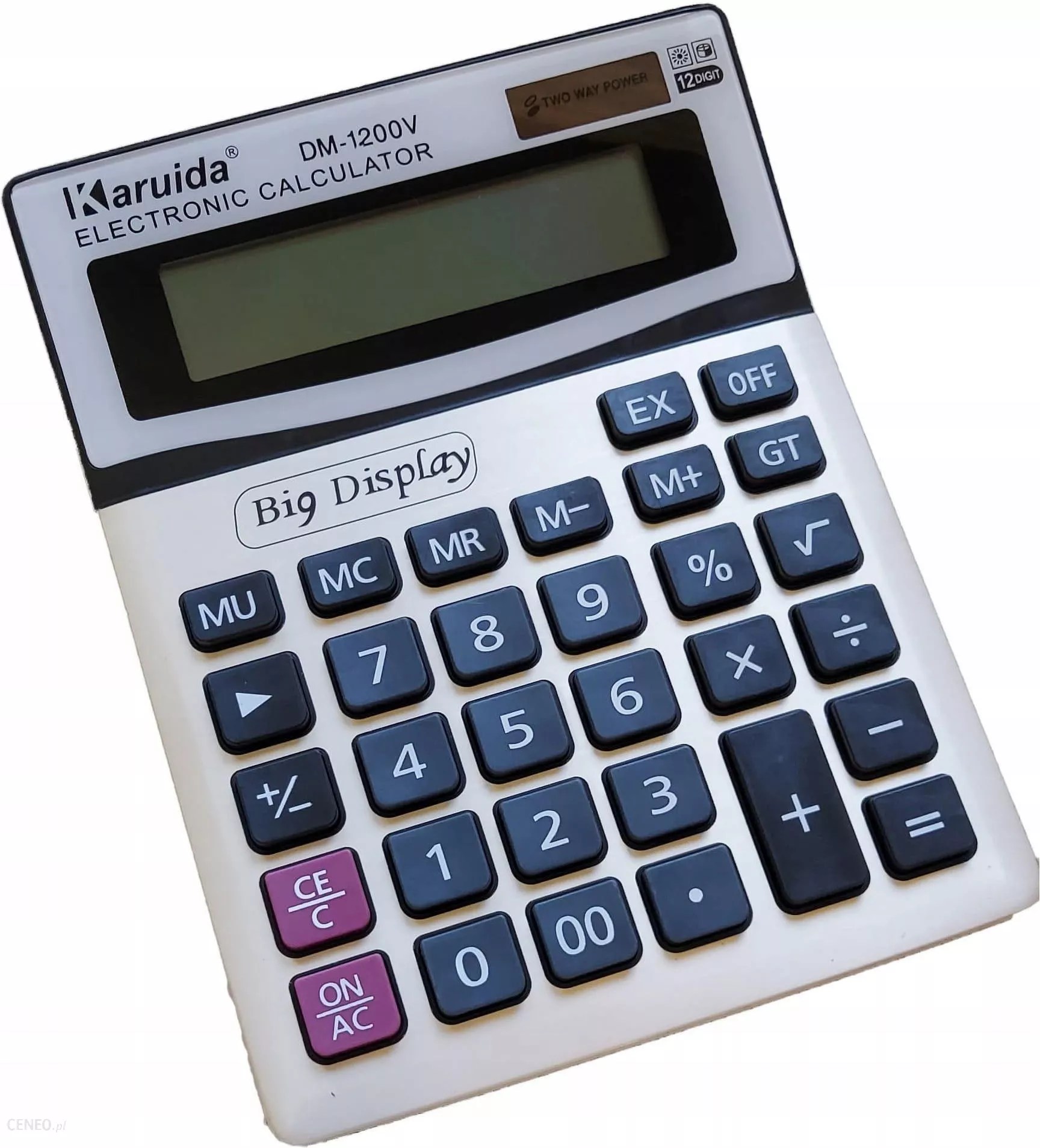 CALCULADORA 12 DIGITOS 1200V 19X15CM 300016