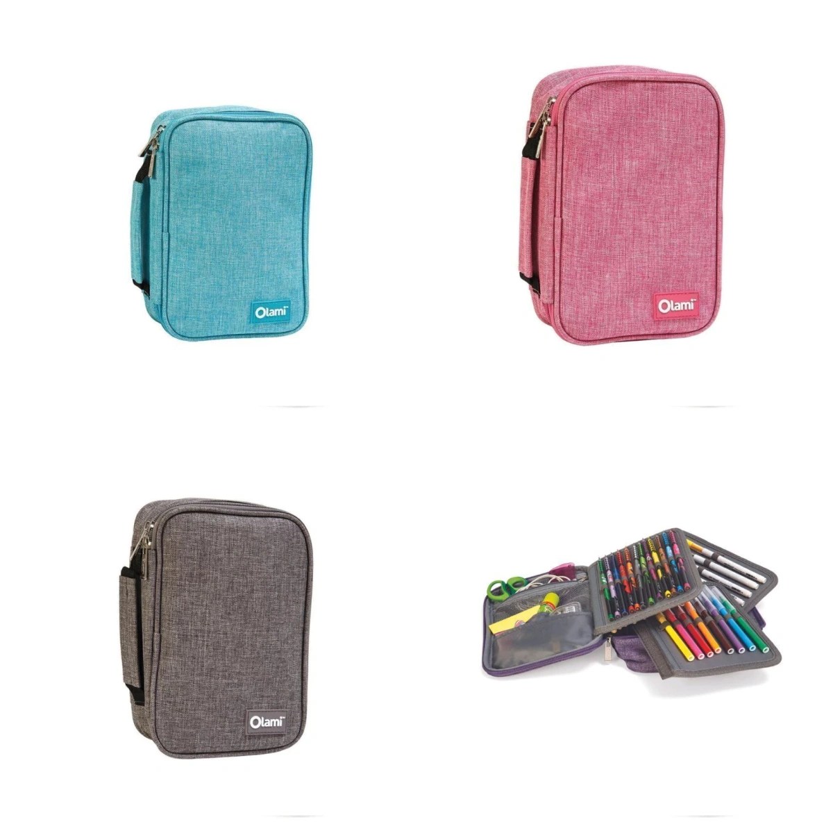 CARTUCHERA OLAMI C/SEPARADOR EXTRAIBLE 263006