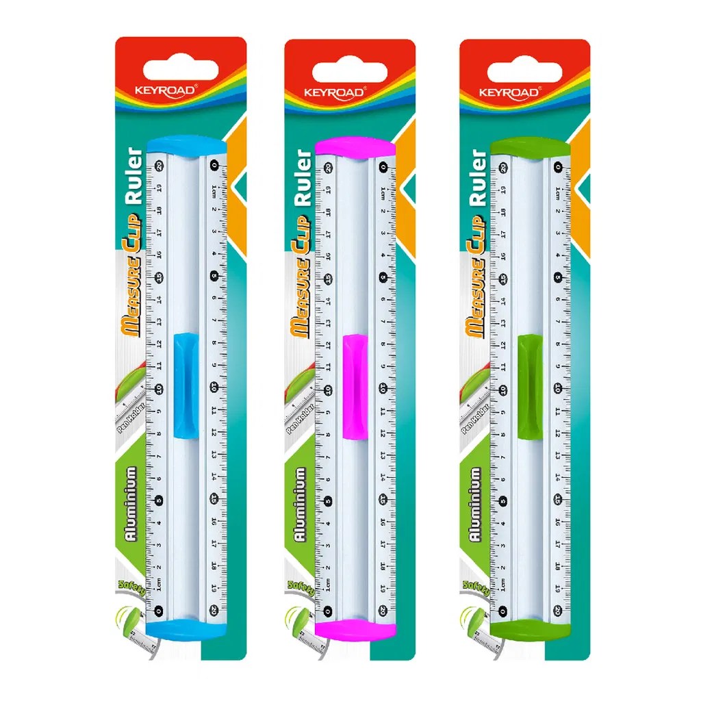 REGLA ALUMINIO KEYROAD 20CM 595005