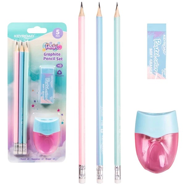 SET LAPIZ PASTEL KEYROAD 758402