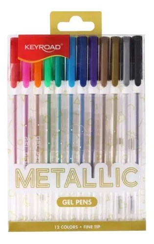 BOLIGRAFO GEL METALI  KEYROAD X12 748120