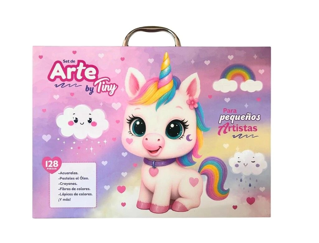 VALIJA SET ARTE TINY UNICOR 128PCS 075532