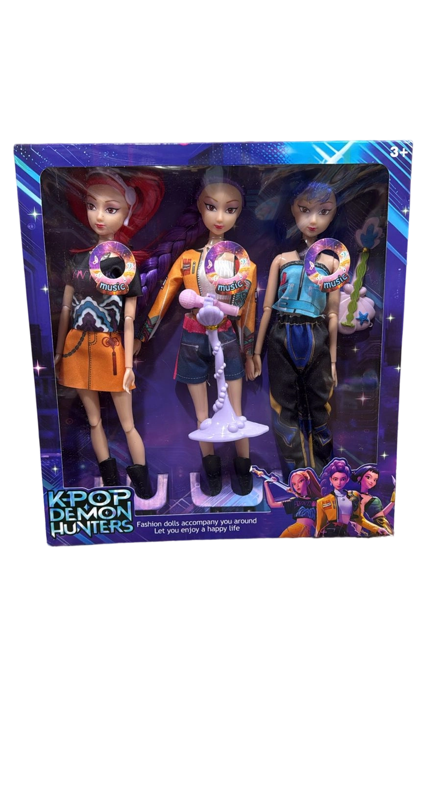 MUNECA ARTIC K-POP X3 MUSIC 611679