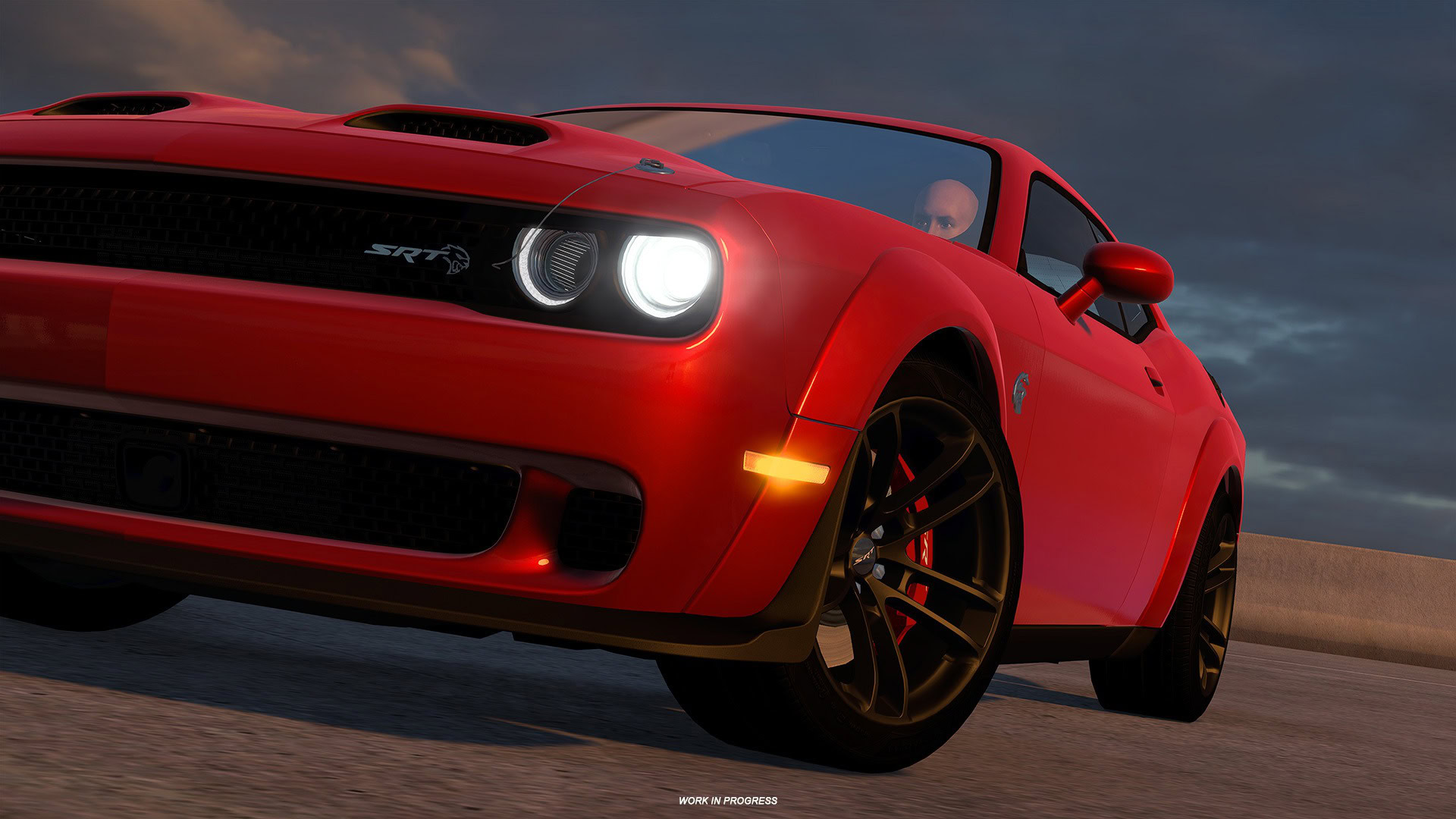 American Truck Simulator 2023 Dodge Challenger SRT Hellcat Widebody