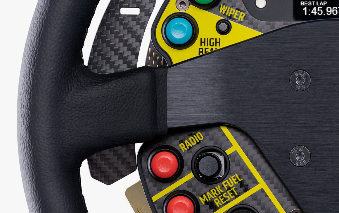Fanatec Podium Wheel Rim Porsche 911 GT3 R Leather - SimulatorCave