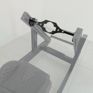Machined Aluminum Front-Mount system for Moza R9, R12, R21 & R25 Ultra wheelbases