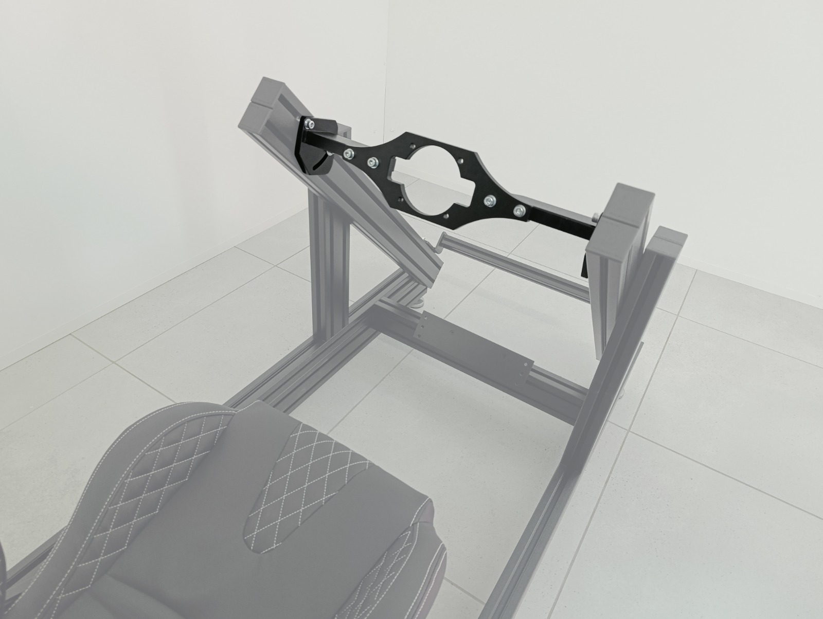Machined Aluminum Front-Mount system for Moza R9, R12, R21 & R25 Ultra wheelbases