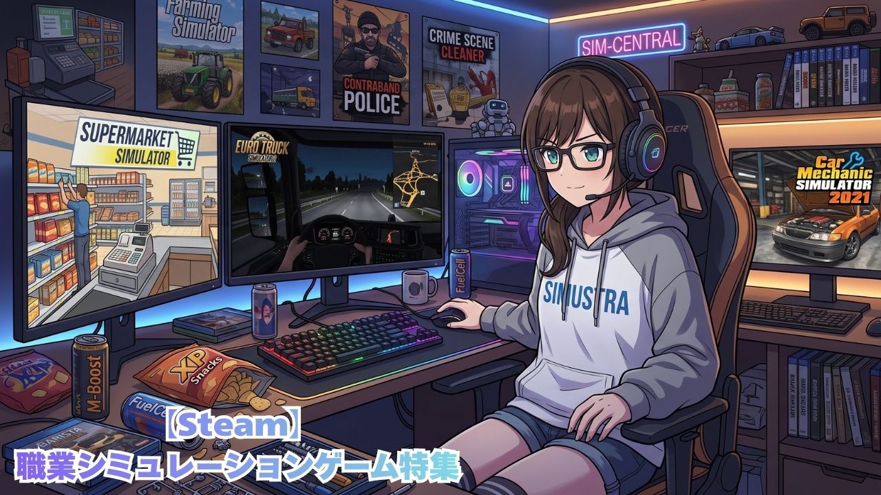 Steamで人気！沼る作業系職業シミュレーションゲーム特集