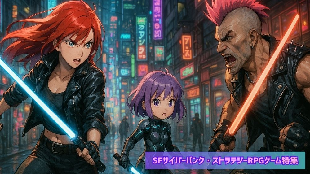 SFサイバーパンク・ストラテジーRPGゲーム特集
