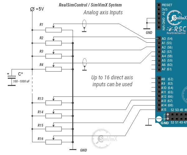 Simvimx Analog Input - Dark Illustration Collection - Retina Quality