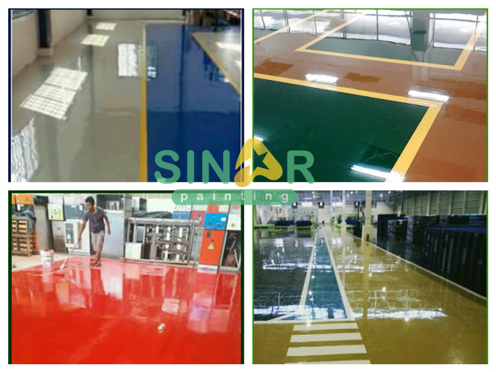 Semua layanan kebersihan yang dilakukan tidak termasuk : Jasa Cat Epoxy Lantai Beton Harga Murah | Sinar Painting