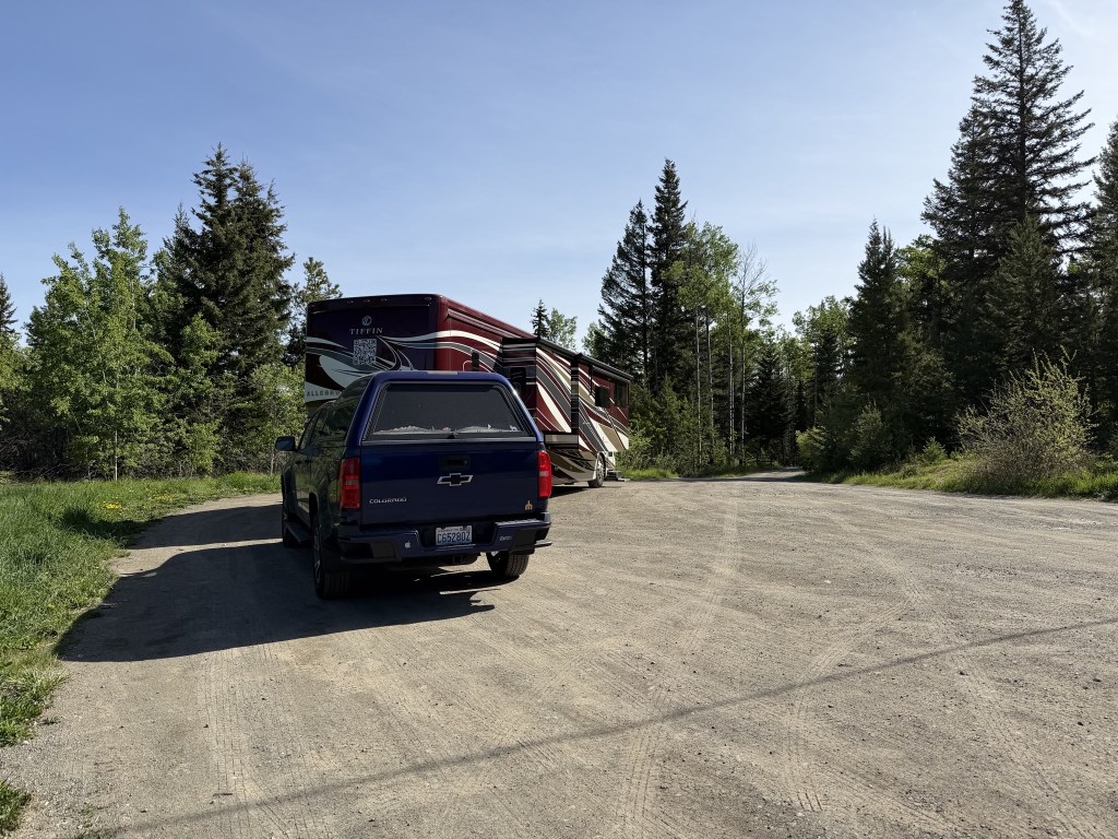 Our boondocking site Our boondocking site