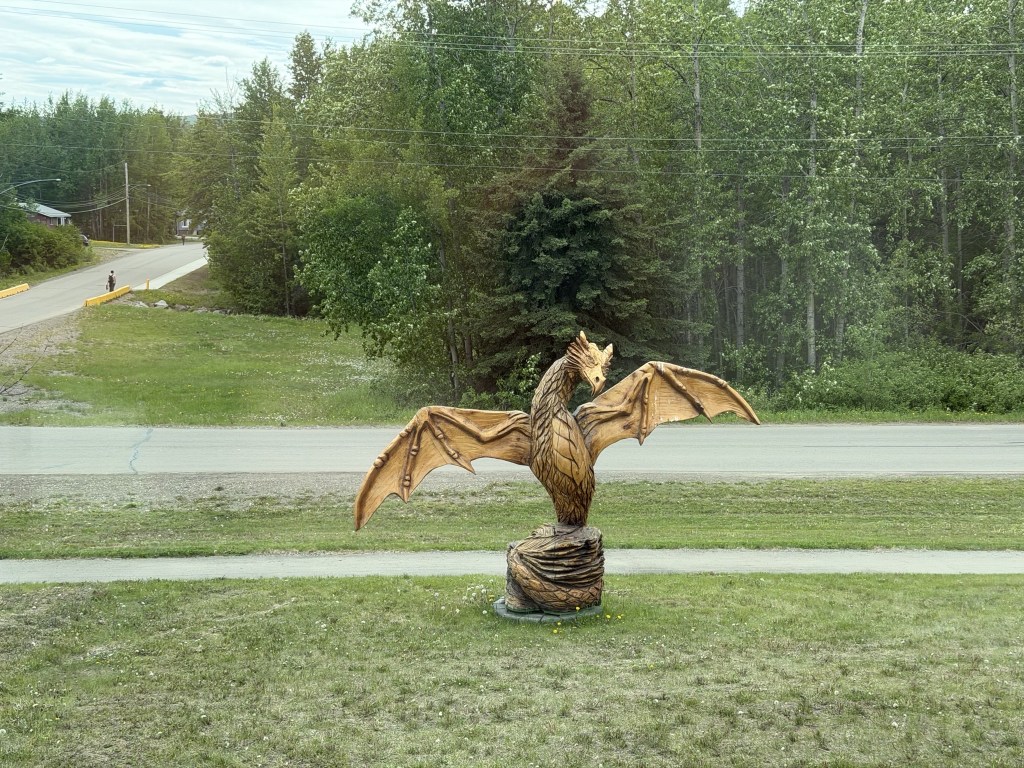 Chetwynd has lots of chainsaw carvings Chetwynd has lots of chainsaw carvings