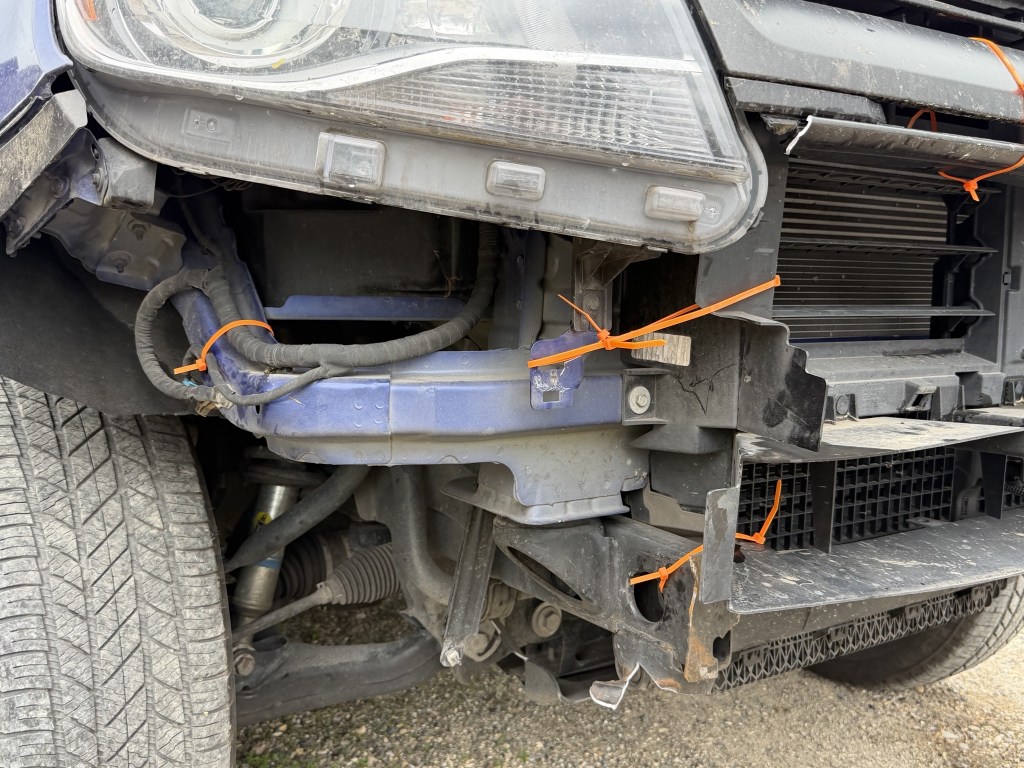 Zip-tied components