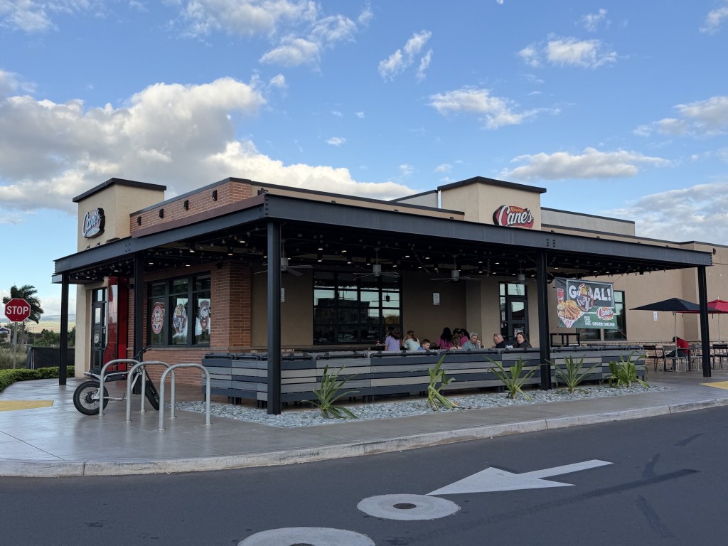 Raising Cane's for dinner