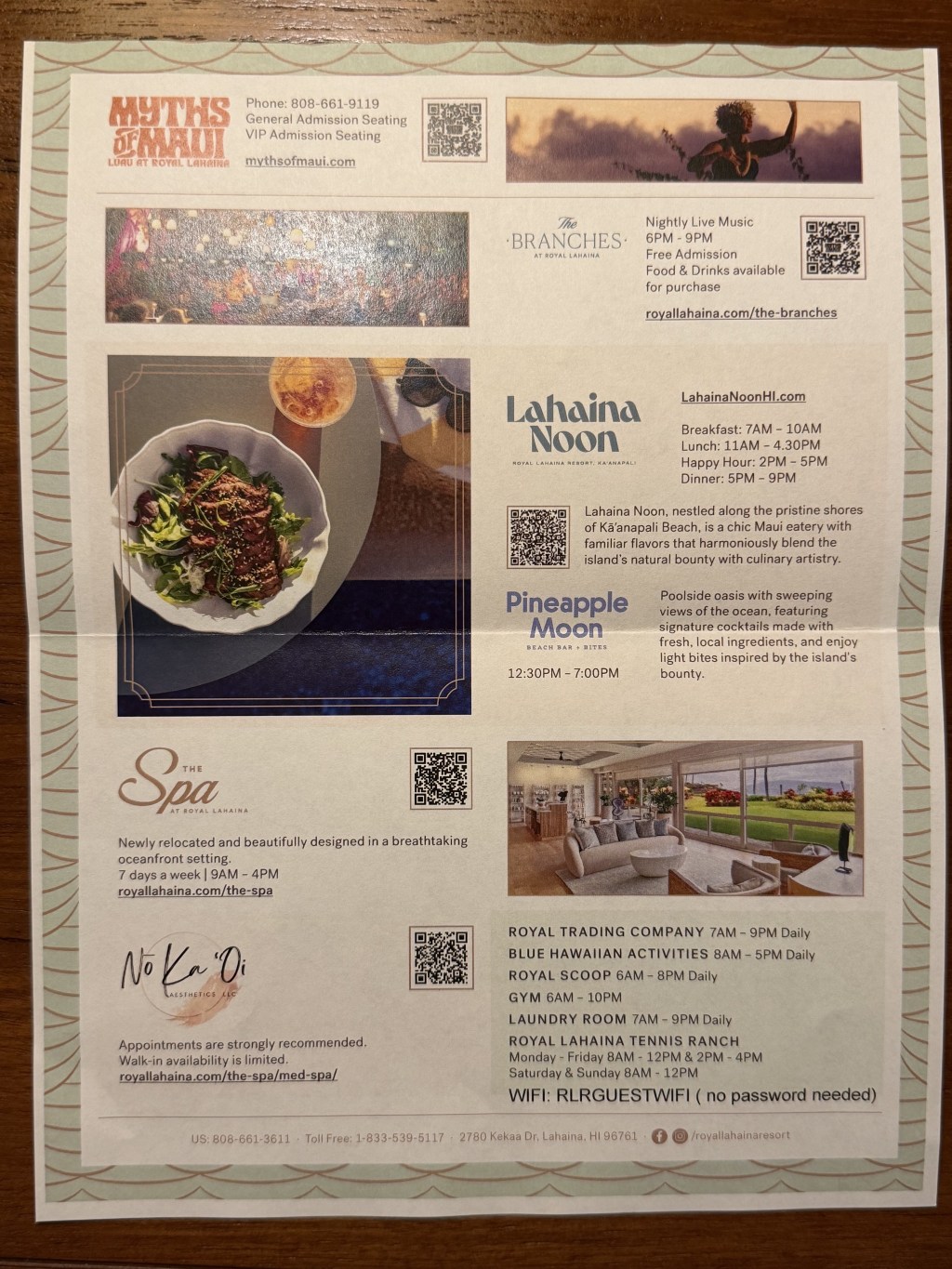 Resort info