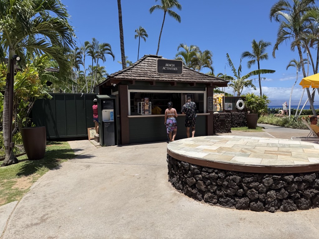 Exploring the resort