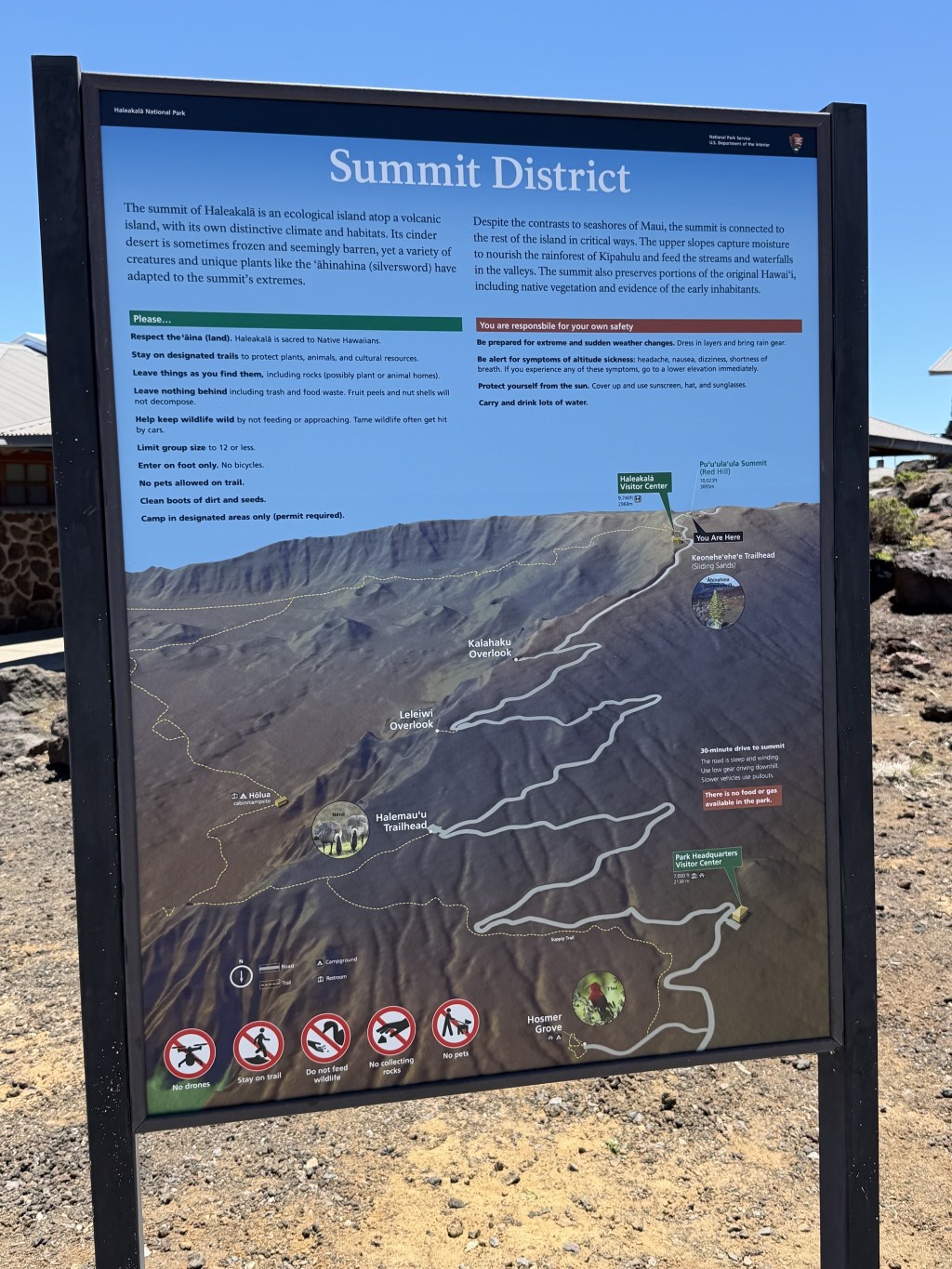 Summit district sign Summit district sign