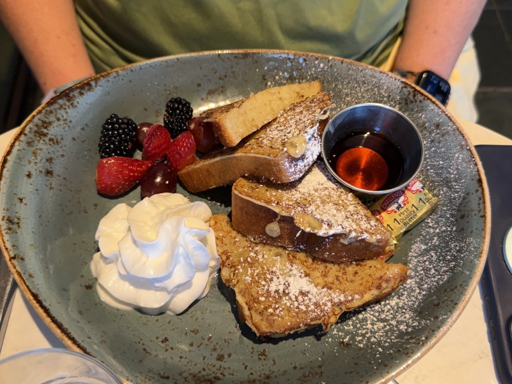 Banana bread french toast