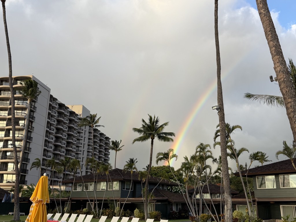 Double rainbow, what does it mean?