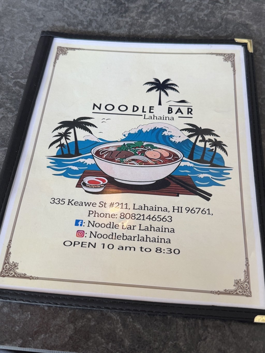Noodle Bar Lahaina for dinner Noodle Bar Lahaina for dinner