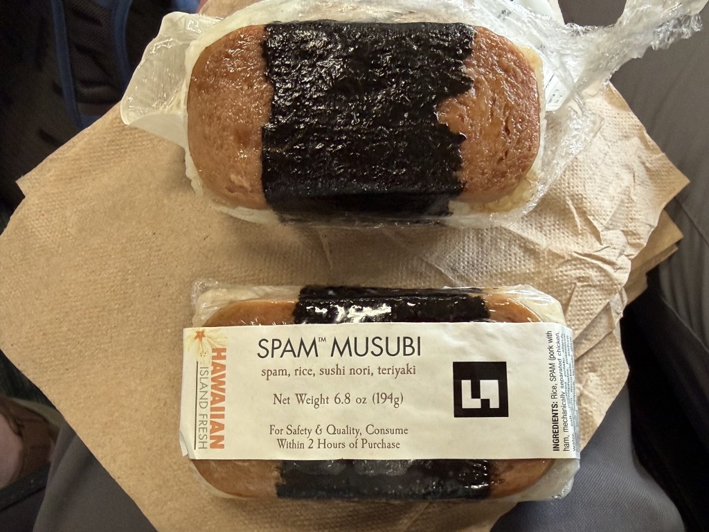Spam musubi snack Spam musubi snack