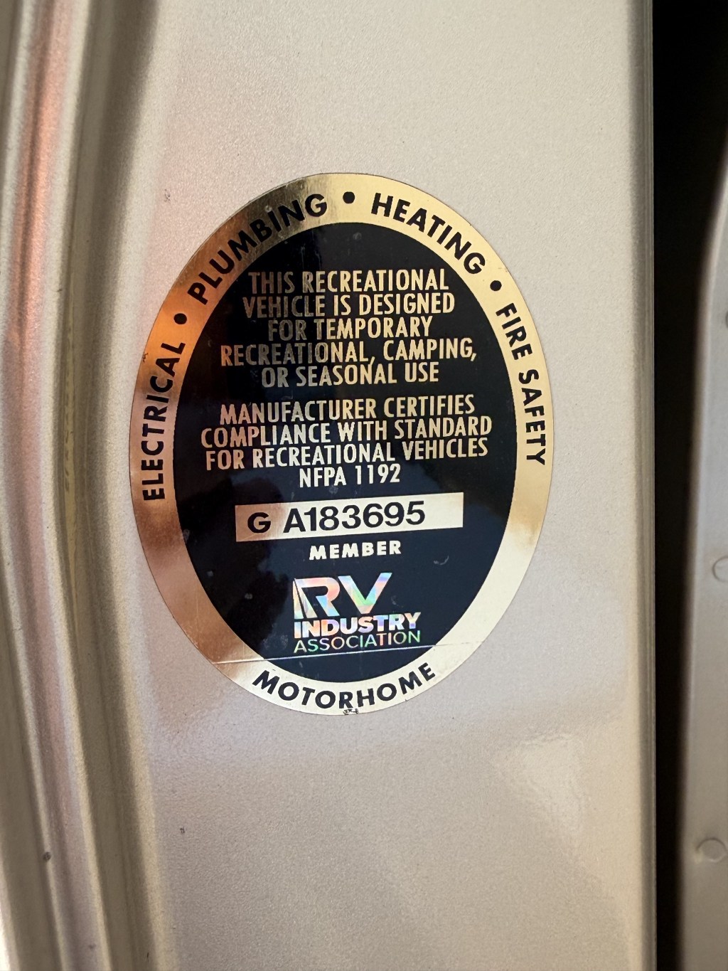 RVIA sticker RVIA sticker
