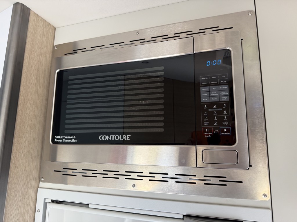 Convection microwave and air fryer