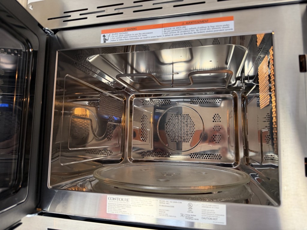 Convection microwave and air fryer