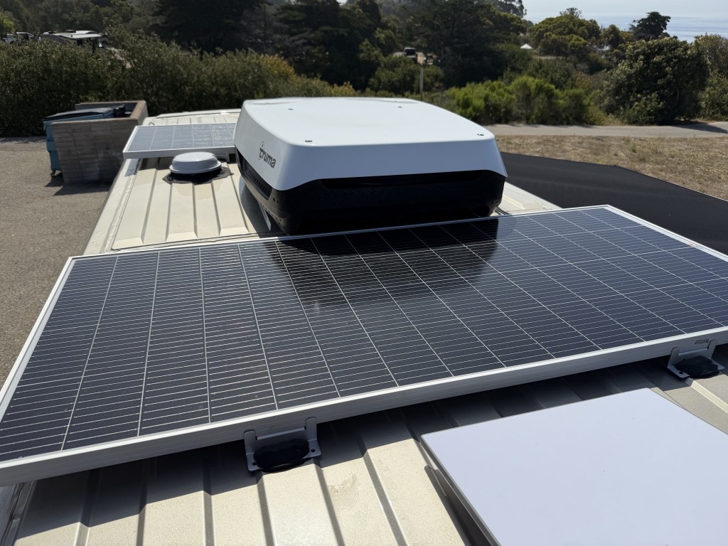 Roof solar, AC, Starlink Roof solar, AC, Starlink